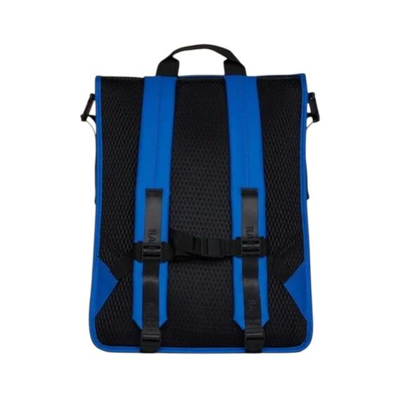 NWT! Rains Trail Rolltop Backpack W3 in Blue Waves - Picture 2 of 8